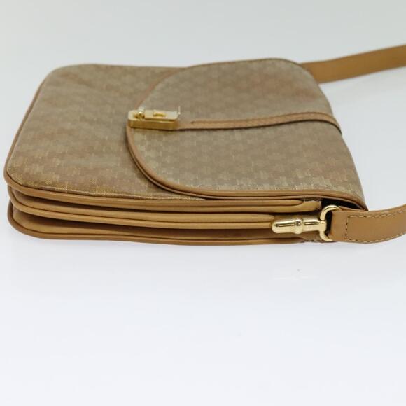 CELINE Macadam Canvas Shoulder Bag Pvc Beige Gold - Picture 5 of 13